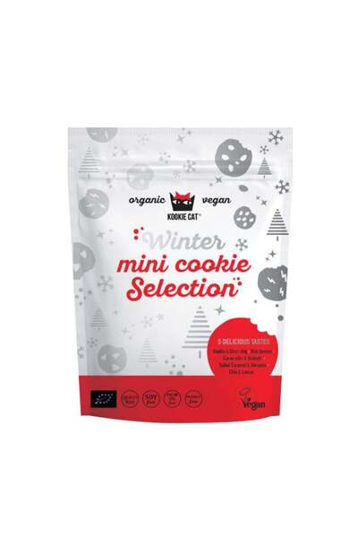 Kookie Cat Mini Fursecuri Bio Selecție de Iarnă Fără Gluten Vegane 250 g