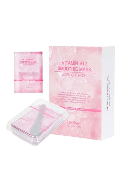 Lindsay Vitamin B12 Smoothie Mask Wash Off Pack 20 Packs