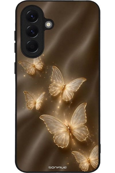 Sonique Θήκη Σειράς Diva για Samsung Galaxy A56 5G Χρυσές Πεταλούδες