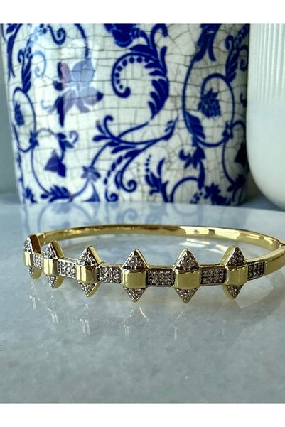 Merishe Jewerly سوار كيمبون جولد على شكل أصفاد