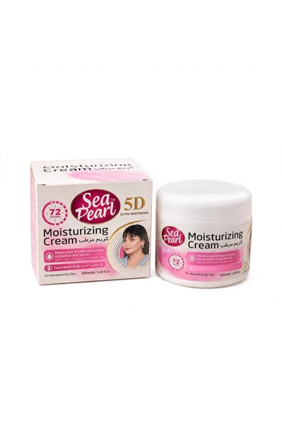 Sea Pearl 5D Extra Whitening Moisturising Cream 300ml with Ceramide, Shea But...