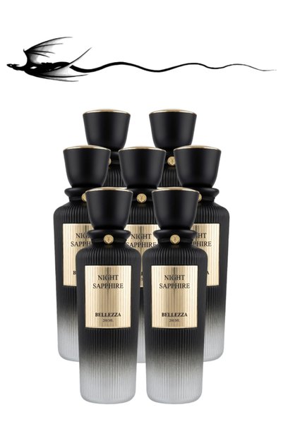 Bellezza 7 قطع Night Sapphire عطر 200مل