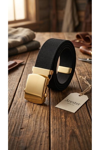 Arexter Cureaua tactică unisex cu cataramă din nichel