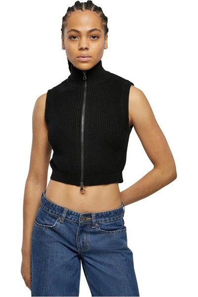 Urban Classics Women's Short Knit Vest Vest