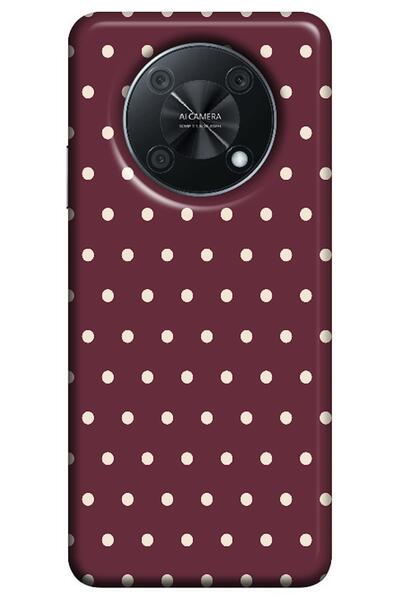 Zebana Huawei Nova Y90 Polka Burgundy (Burgundy)