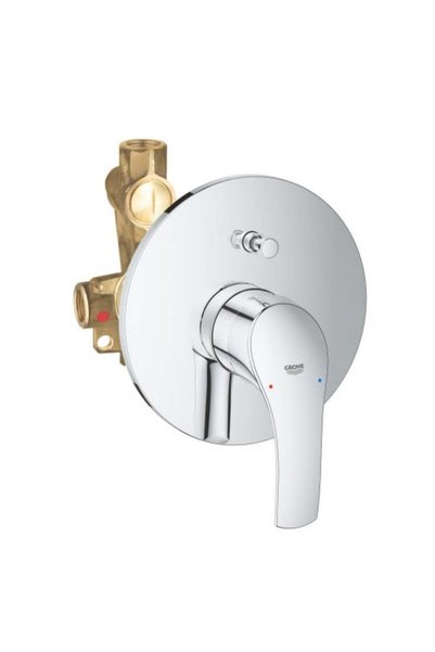 Grohe خلاط شاور خطين مخفي الوجه + قطعة التأسيس يوروسمارت جروهي