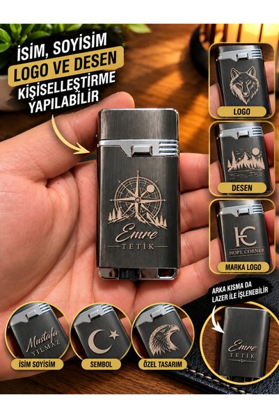 hope corner Çift yönlü yanan çakmak hem normal hemde ızgaralı