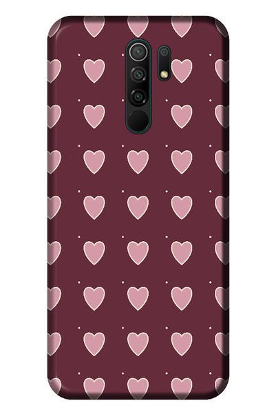 Zebana Redmi 9 Sweet Heart Burgundy (Burgundy)