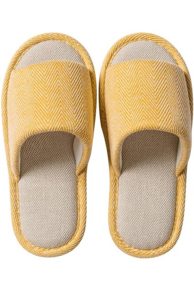 AioTio Fabric Slippers Indoor and Outdoor Slippers, Non-Slip Four Seasons Sof...