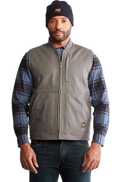 TimberlandPro Timberland PRO mens Timberland PRO Gritman Lined Canvas Vest, J...