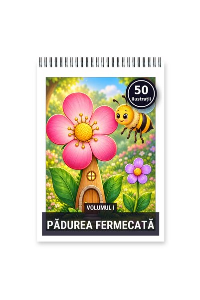 Legendary Gifts Carte de colorat, 50 de ilustrații Padurea Fermecata - Volumu...