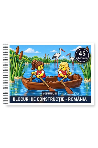 Legendary Gifts Carte de colorat, 45 de ilustrații Blocuri de constructie - R...