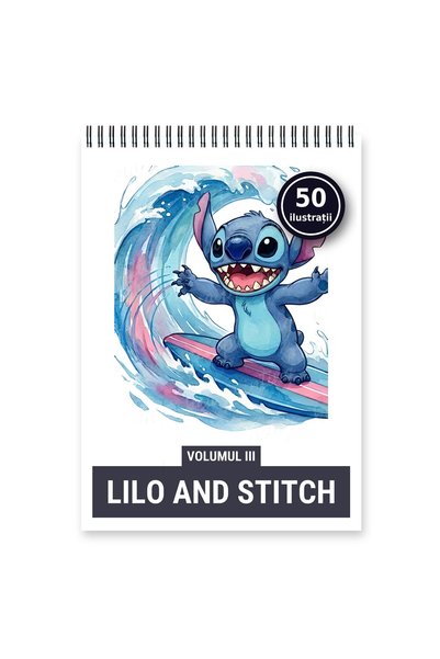 Legendary Gifts Carte de colorat, 50 de ilustrații Lilo and Stitch - Volumul ...