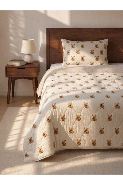 LC Waikiki لحاف مفرد مطبوع عليه I Cute Bear من Freezen Store