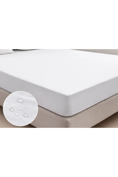 Ralex Προστατευτικό στρώματος 140x200 εκ., αδιάβροχο AquaStop, Λευκό