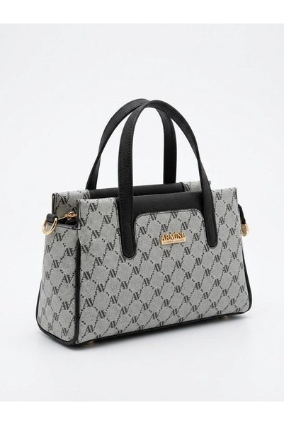 Armine Gray Dotted 436 Women's Hand & Shoulder Bag