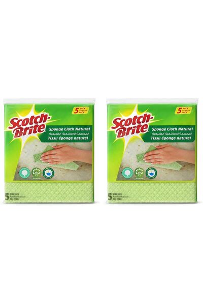 Generic Multi-Purpose Sponge Cloth - Natural Green color, 5 units/pack | Quic...