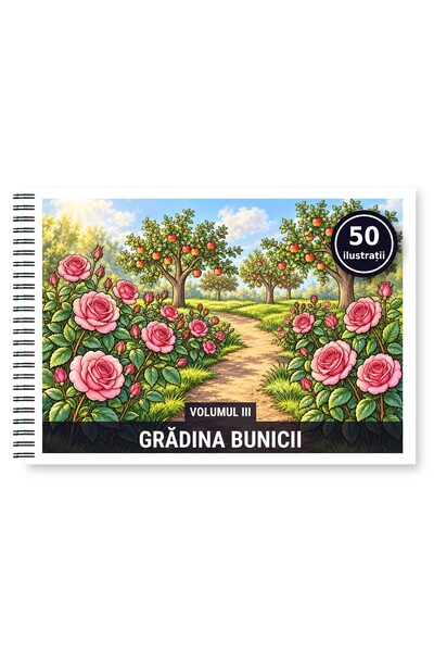 Legendary Gifts Carte de colorat, 50 de ilustrații Gradina bunicii - Volumul ...