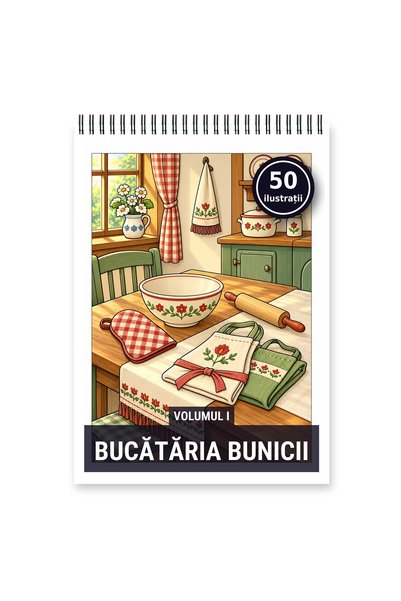 Legendary Gifts Carte de colorat, 50 de ilustrații Bucataria bunicii - Volumu...