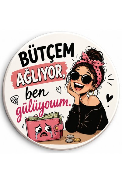 Slogan Rozetler Mod 58MM Büyük Boy