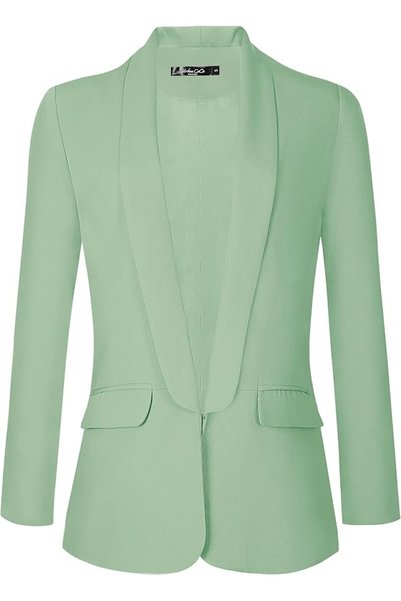 Urban CoCo Women's Office Blazer Jacket Open Front