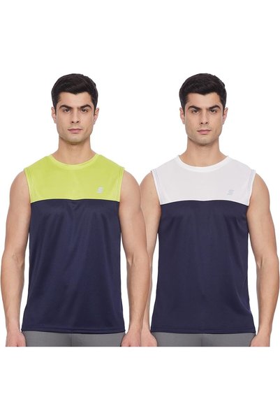 Amazon Brand - Symactive Men's Regular Vest Pack of 2