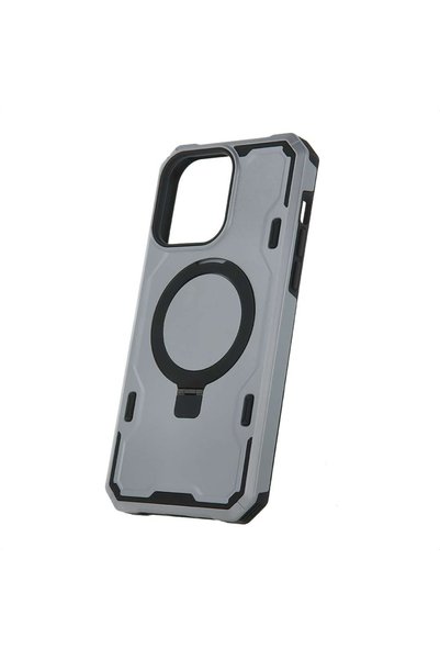 ZetGSM Husă Defender Mag Ring pentru iPhone 11 - MagSafe - Argintiu