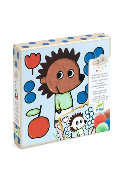 djeco Joc creativ cu plastilină care se usucă la aer, Prieteni și vecini