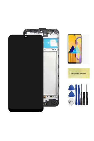 Choice شاشة TFT مع إطار 6.4 بوصة M31 مع إطار، لشاشة عرض LCD لهاتف سامسونج جال...