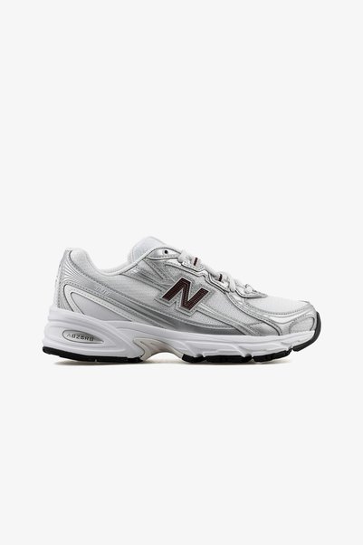 New Balance 740 White Silver Metallic Gümüş Spor Ayakkabı - HypeStep