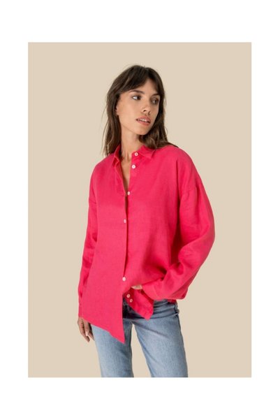 Spasso Cămașă de damă oversized, 100% in, lejeră și elegantă, - SP501