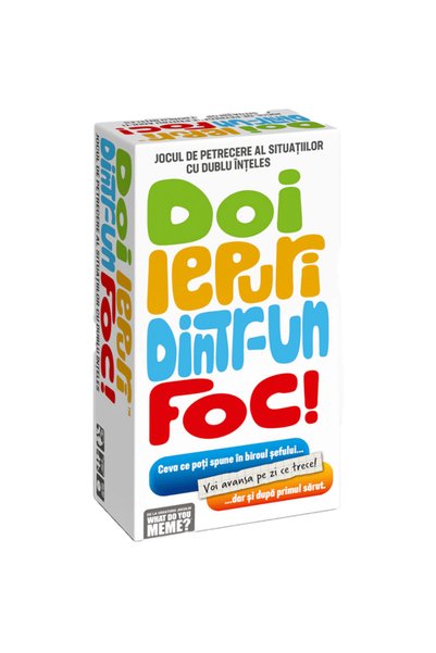 What Do You Meme WDYM - Doi iepuri dintr-un foc, jocul de petrecere al situat...