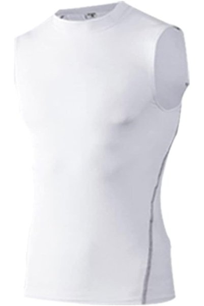 Dress Cici قمصان ضاغطة بدون أكمام للرجال، قمصان رياضية بدون أكمام للرجال، قمي...