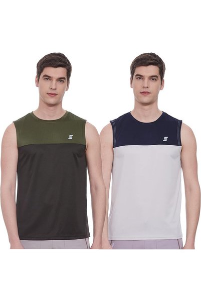 Amazon Brand - Symactive Men's Regular Vest Pack of 2