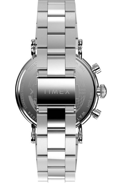 Timex Ανδρικό Ρολόι Waterbury TW2W20900UK, Κουάρτζ, 40mm, 5ATM