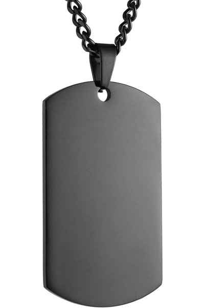 ASKIND Premium Leather Necklace Men, Stainless Steel Pendant, Secure Clasp (B...