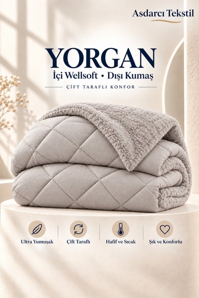 Peacock Welsoft Çift Kişilik Yorgan Ultra Yumuşak Peluş