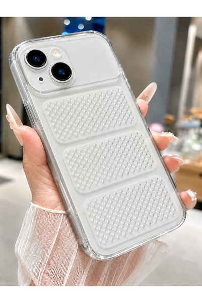 WANNA PROTECT iPhone 15 Compatible Camera Protrusion Protected Soft Ventilate...