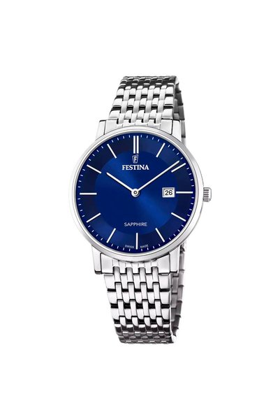 FESTİNA Mens Watch Swiss Made 20018/2, Quartz, 39mm, 5ATM