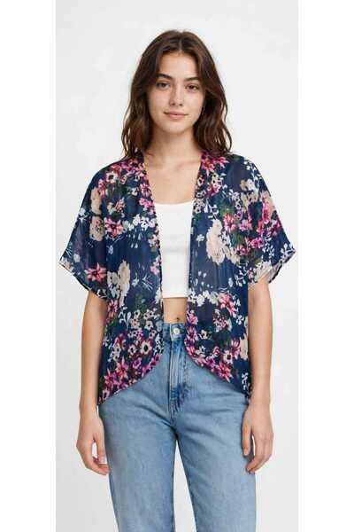 BUNCA 🌸   Summer Bohemian Floral Print Women's Long Loose Kimono 🌸