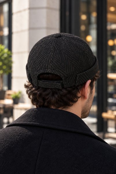 ZERAMİNE Kaşe Docker Bere Şapka Yünlü Unisex