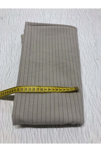 Yiğit Kumaş Striped Outerwear Fabric, Piece 220X140 cm