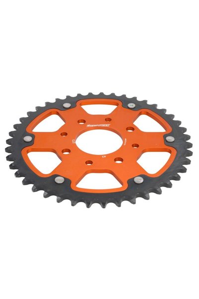 SUPERSPROX Pinion Lant Spate Aluminiu / Otel Numar Dinti: 43 RST-273:43-ORG