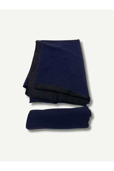 Yiğit Kumaş Ribbed Diz Yapmaz 2 Yarns, Piece 70X180 cm - Navy Blue