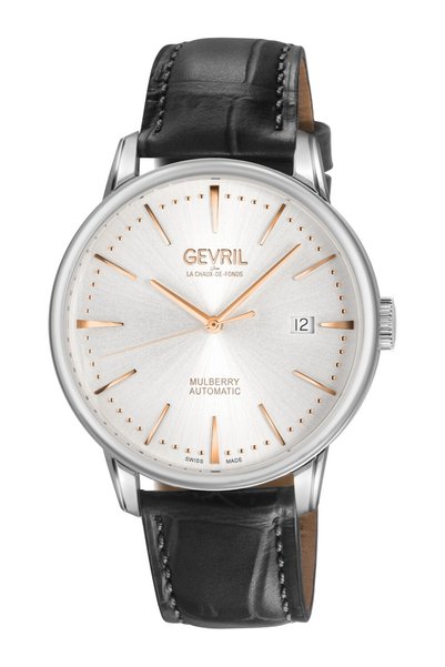 Gevril Mens Watch Mulberry Automatic 9621, Automatic, 42mm, 5ATM