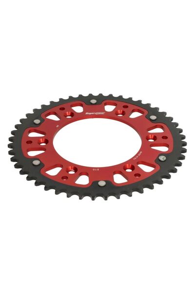 SUPERSPROX Pinion Lant Spate Aluminiu / Număr de dinți: 48 RST-210:48-RED