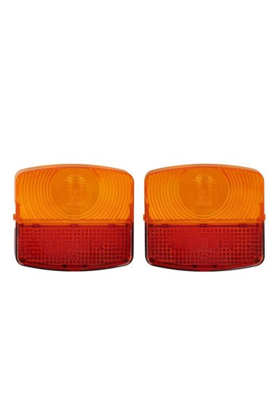Hella Geam Lampa Spate Dreapta/Stanga Portocaliu/Rosu, cu Indicator, cu Lumin...