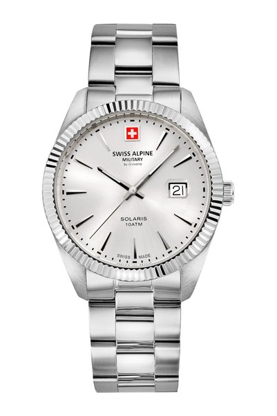 Swiss Alpine Military Ceas bărbătesc Solaris 7016.1132, Cuarț, 42mm, 10ATM
