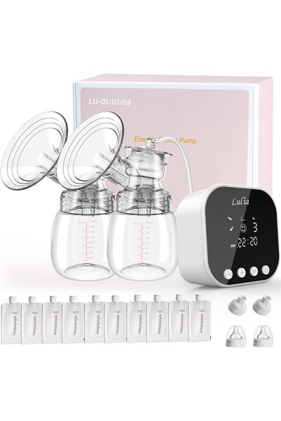 Eylulia Lulia Portable Electric Pump with 4 Modes 9 Suction Levels, LED Dipla...