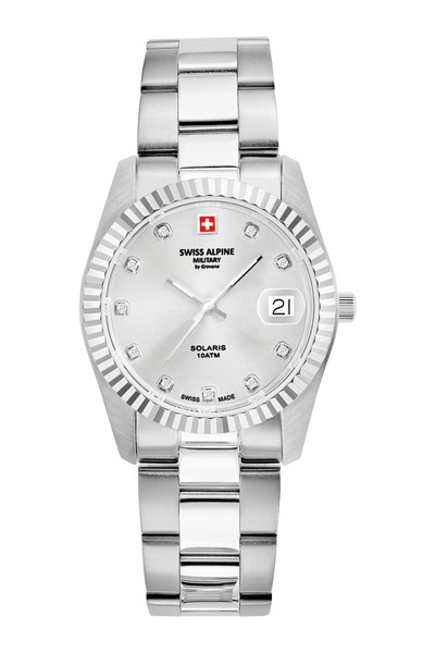 Swiss Alpine Military Ceas de damă Solaris 7716.1132, Cuarț, 34mm, 10ATM